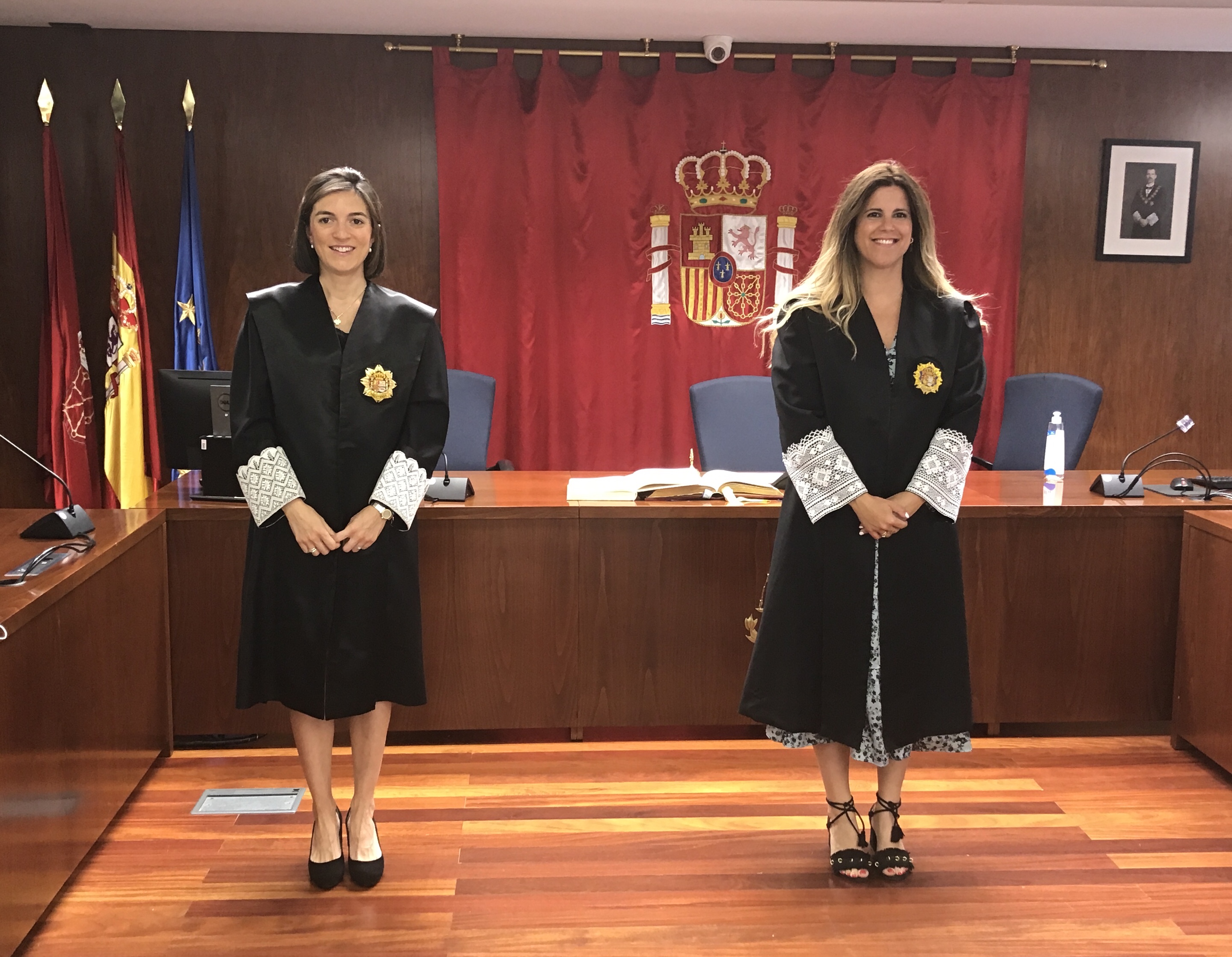 Las magistradas Paola García Sánchez y Andrea Torroba Ezcurra